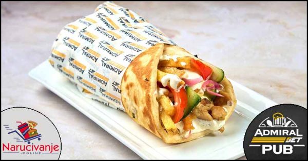 Gyros pileći u tortilji