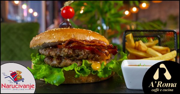 Bacon burger double normal