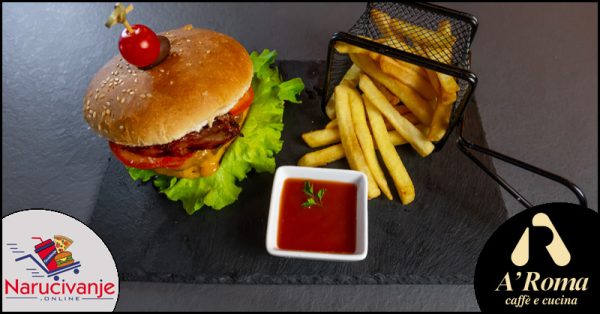 Bacon burger double mini