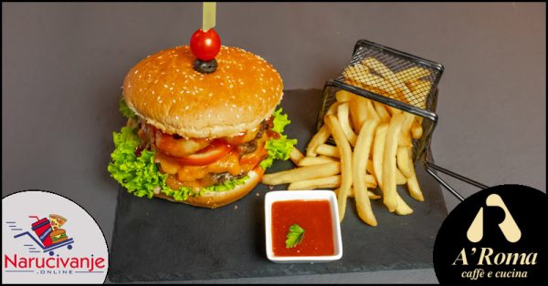 Chilli burger double normal
